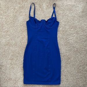 American Apparel blue bustier dress